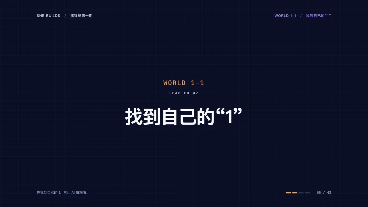 课件 06 · 找到自己的“1”