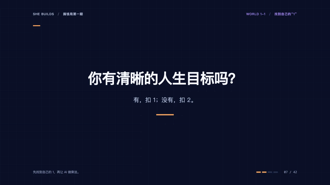 课件 07 · 你有清晰的人生目标吗？